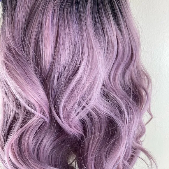 Purple Black Hair Wig
